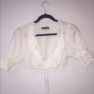 Bavarian dirndl top
